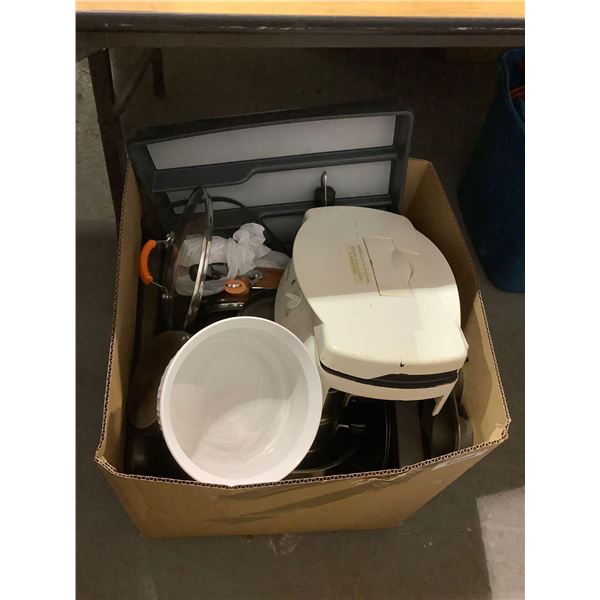 Bin of Misc Housewares