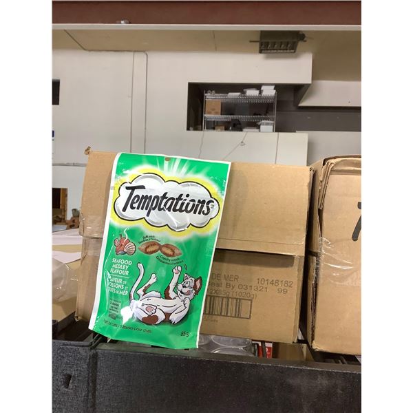 Case of Temptations Seafood Medley Flavor Cat Treats (12 x 85g)
