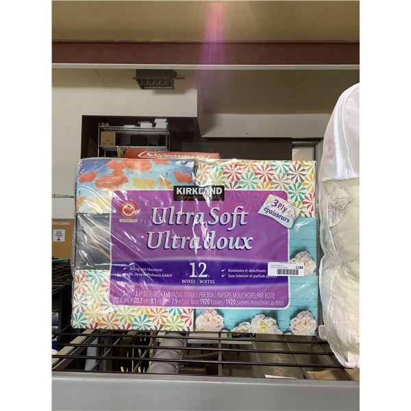 Kirkland Case of 12 Ultra Soft 3-Ply Tissue Boxes