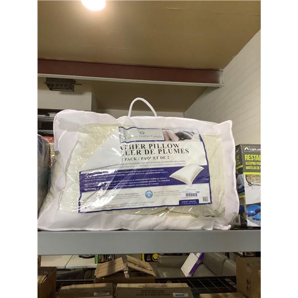 Northern Feather Canada Queen Size Feather Pillow 2-Pack