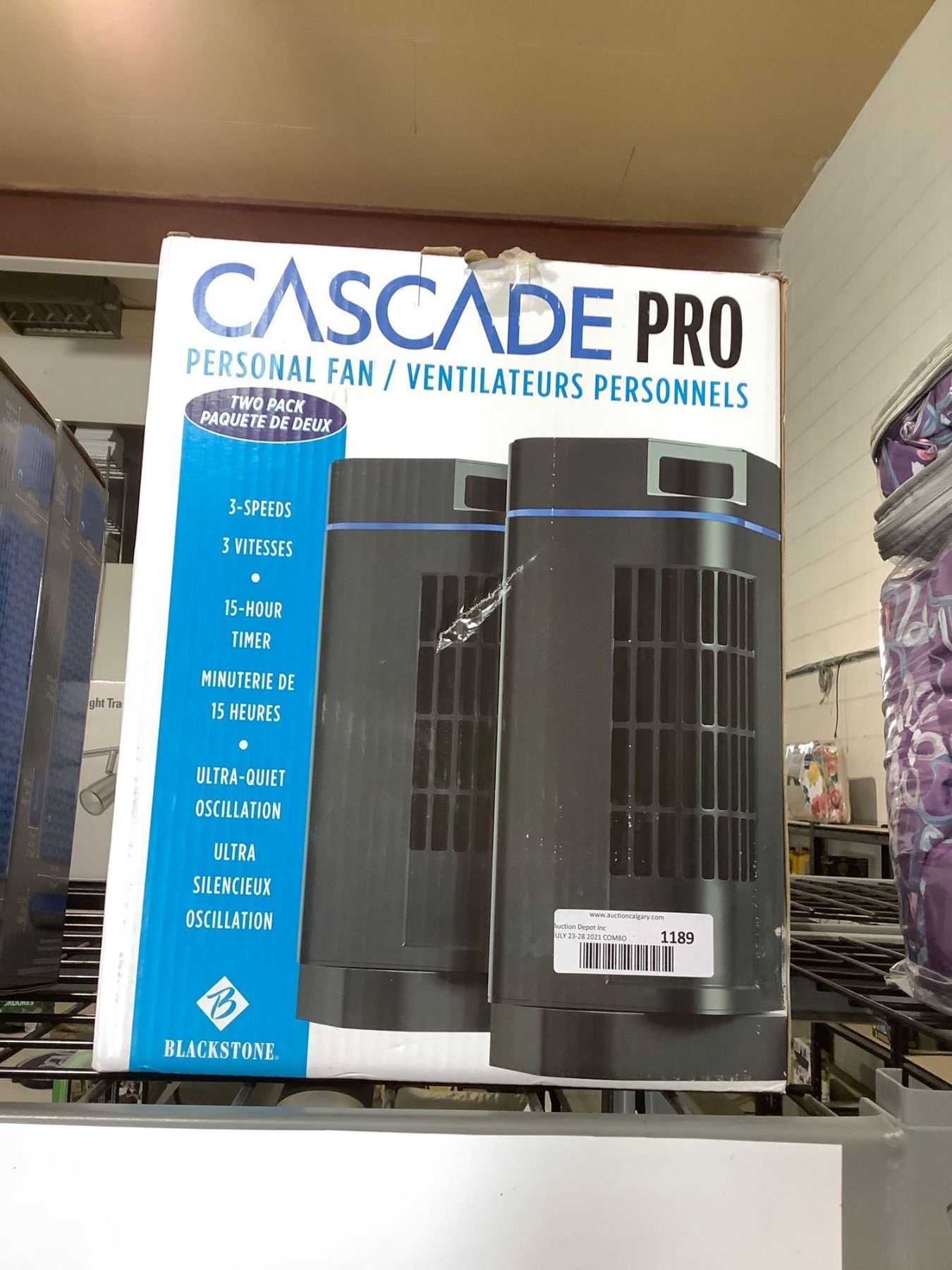 Cascade Box Fans Cascade Pro Personal Fan 2-Pack