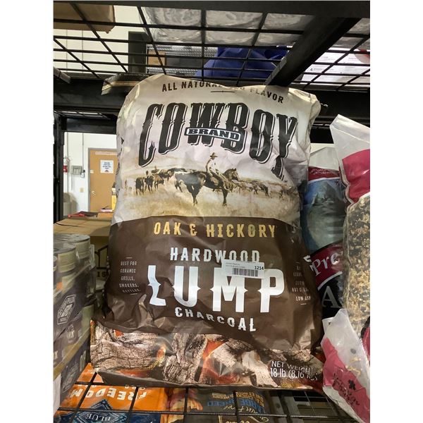Cowboy Oak and Hickory Hardwood Lump Charcoal (8.16kg)