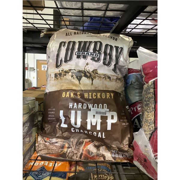 Cowboy Oak and Hickory Hardwood Lump Charcoal (8.16kg)