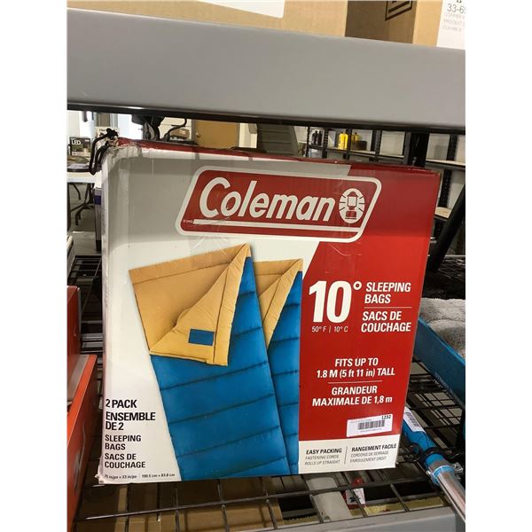 Coleman Sleeping Bags 2-Pack (75in x 33in)