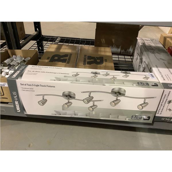 UberHaus Set of Two 3-Light Track Fixtures