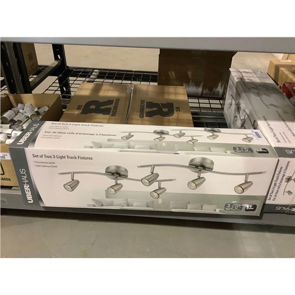 UberHaus Set of Two 3-Light Track Fixtures