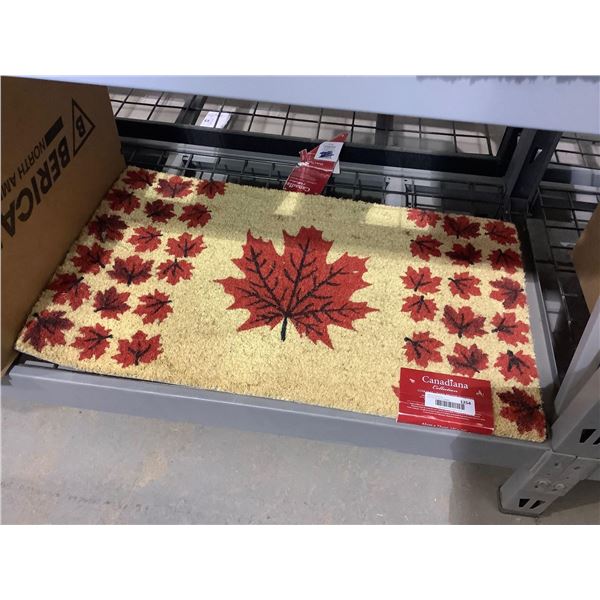 Canadiana Maple Leaf Floor Mat (18in x 30in)