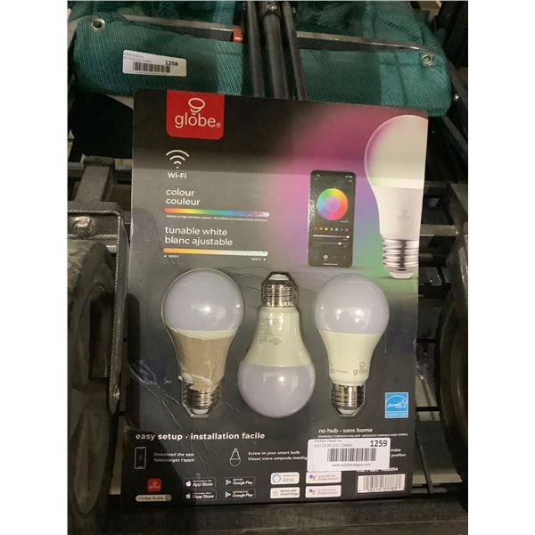 Globe Wi-Fi Smart Color Changing Bulbs 3-Pack