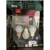 Image 1 : Globe Wi-Fi Smart Color Changing Bulbs 3-Pack