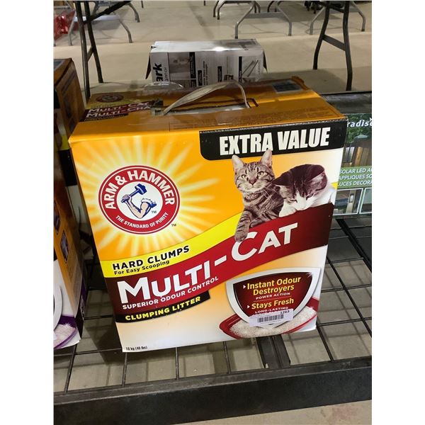 Arm and Hammer Multi-Cat Clumping Litter (18kg)