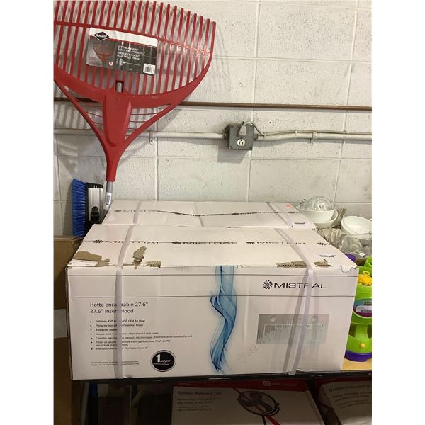 Mistral 27.6in Insert Range Hood - Model: MPP274S