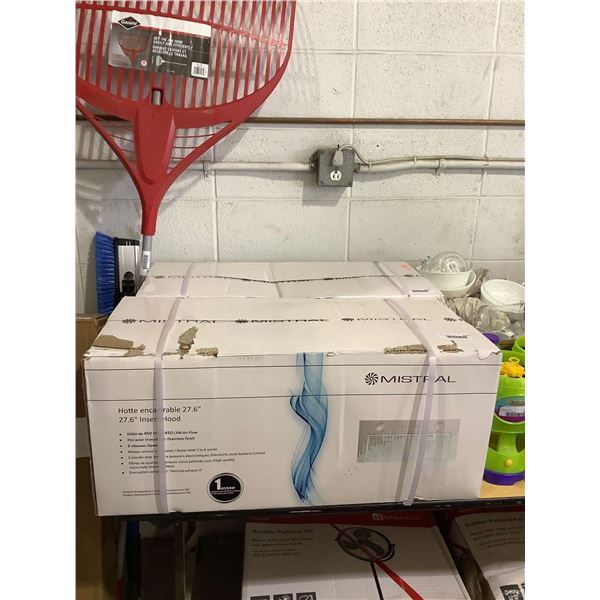 Mistral 27.6in Insert Range Hood - Model: MPP274S