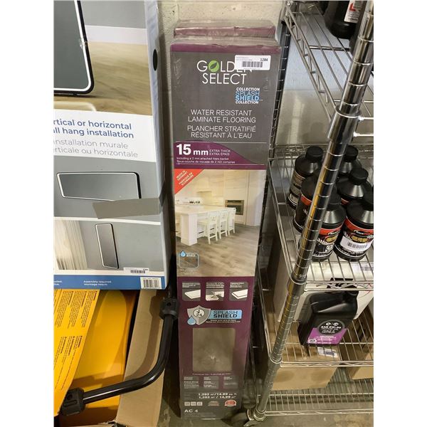 Golden Select Water Resistant Laminate Flooring (0.59in x 7.56in x 47.60in) 6 planks/box Lot of 2