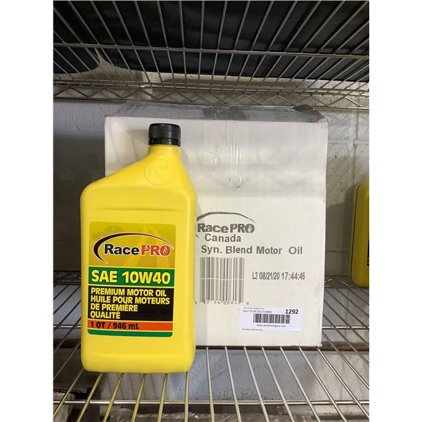 Case of Race Pro SAE 10W-40 Premium Motor Oil (6 x 946mL)