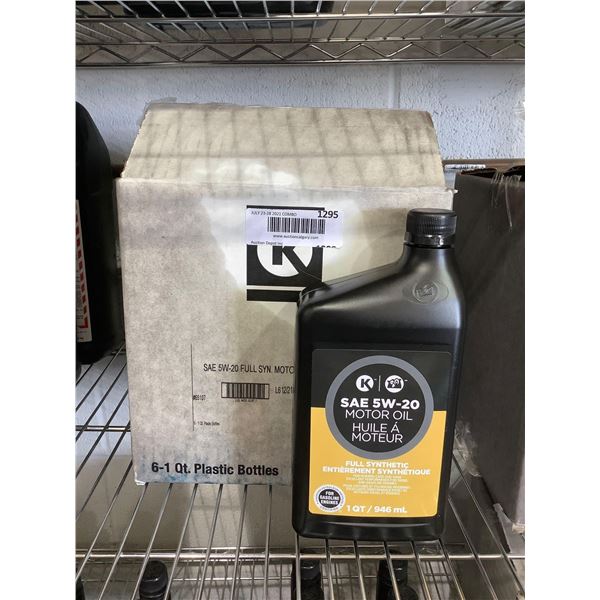 Case of Race Pro SAE 5W-20 Full Synthetic Motor Oil (6 x 946mL)