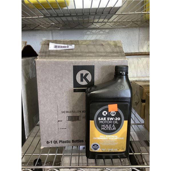 Case of Race Pro SAE 5W-20 Full Synthetic Motor Oil (6 x 946mL)