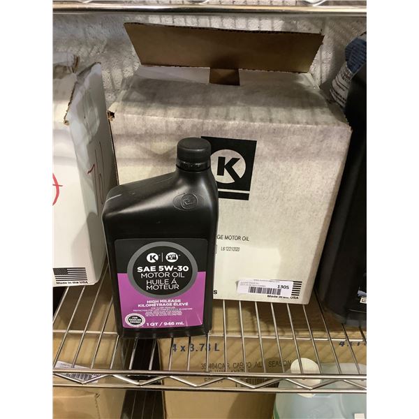 Case of Circle K SAE 5W-30 High Mileage Motor Oil (6 x 946mL)