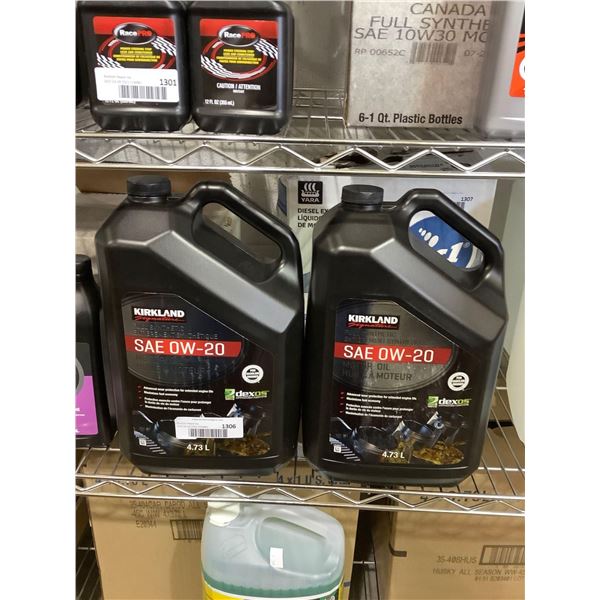 Kirkland SAE 0W-20 Full Synthetic Motor Oil (2 x 4.73L)