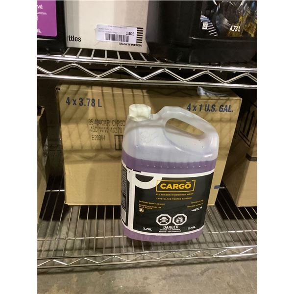 Case of Cargo All Season Windshield Washer Fluid (4 x 3.78L)