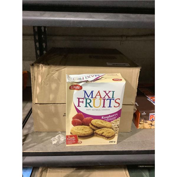 Case of Maxi Fruits Raspberry Soft Oatmeal Cookies (12 x 280g)