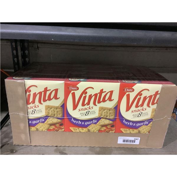 Case of Vinta Herb and Garlic Crackers (12 x 200g)