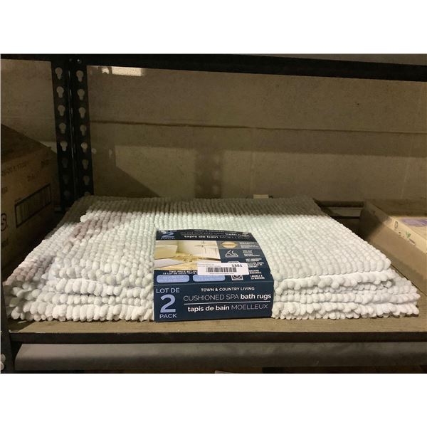 Town & Country Living Cushioned Spa Bath Rug 2-Pack