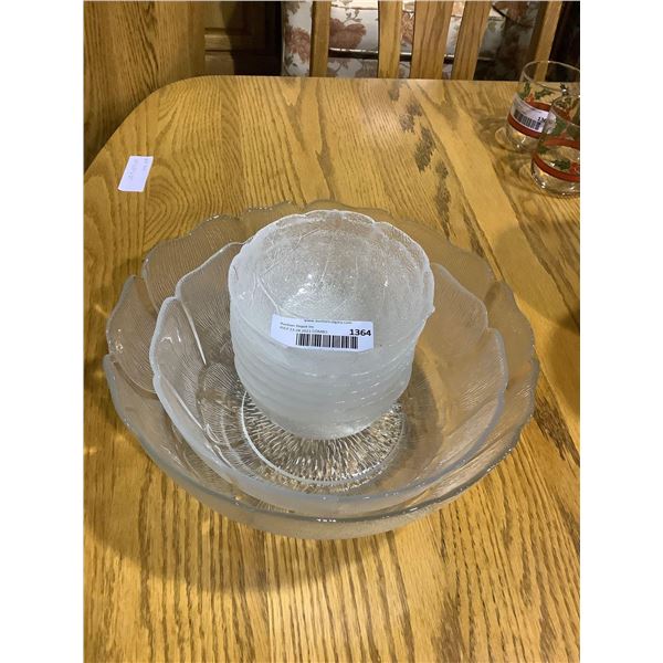 Glass Bowls Lot of 9