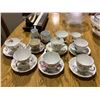 Image 1 : Lot of 7 vintage tea cup with matching saucers, various makes