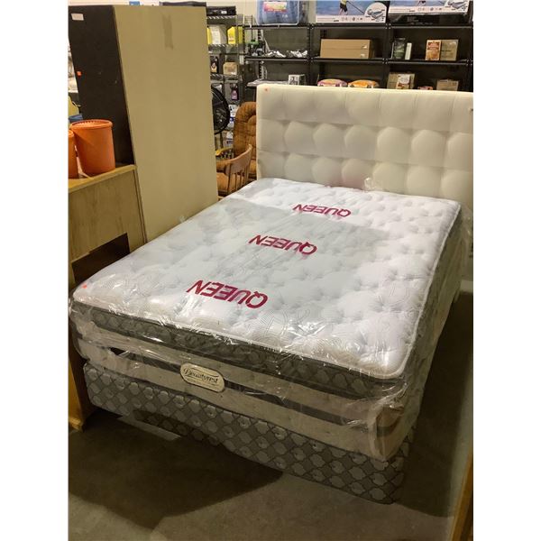 Queen Size Mattress and Boxspring (NO HEADBOARD OR FRAME)