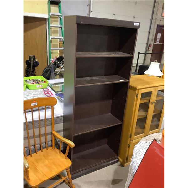 Wooden Bookcase (12in x 30in x 76in)