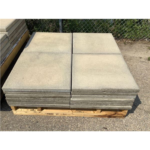 Sidewalk Blocks Concrete Lot of 4 x (24in x 24in x 1 1/2in)