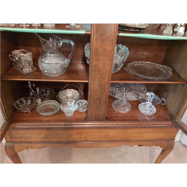 Cut Glass water pitcher 10 “ & More Cat A