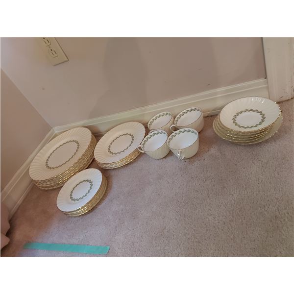 Minton Dinnerware Cheviot White Cat A