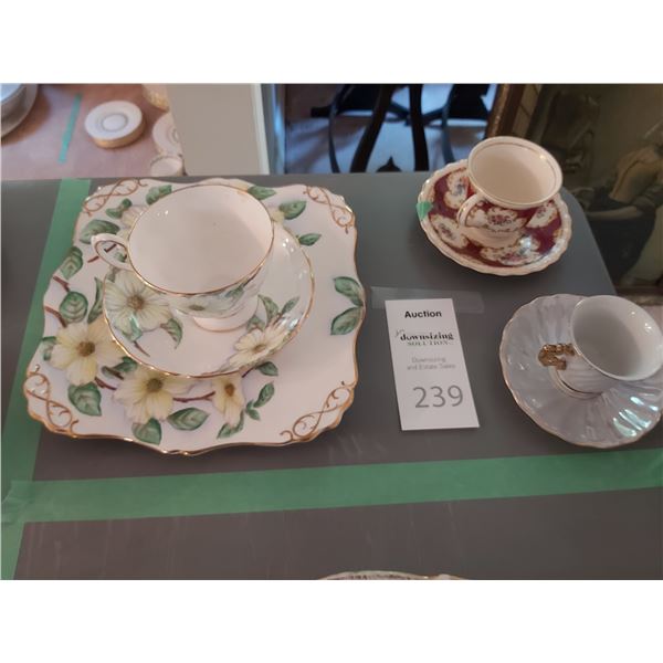 Tuscan Dogwood English Bone China Cat A