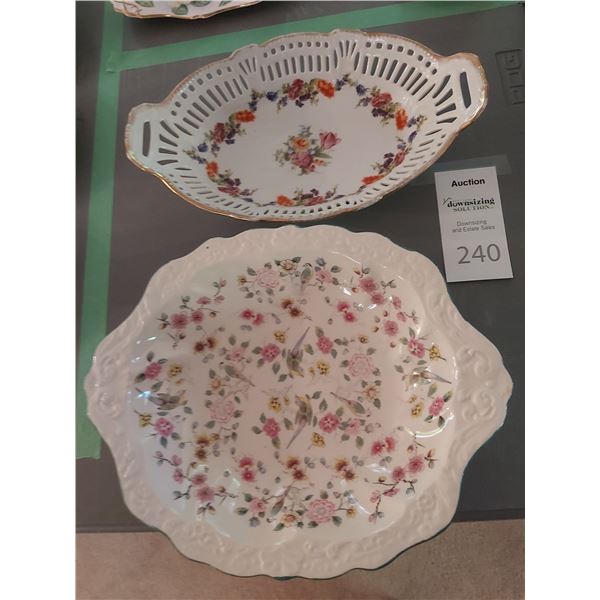 Old Foley China & German Serving Dish Cat A