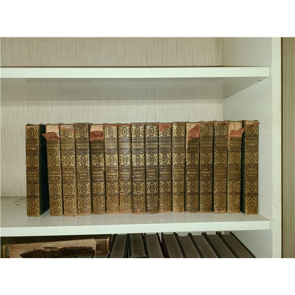 Antique Books Works of Victor Hugo  A
