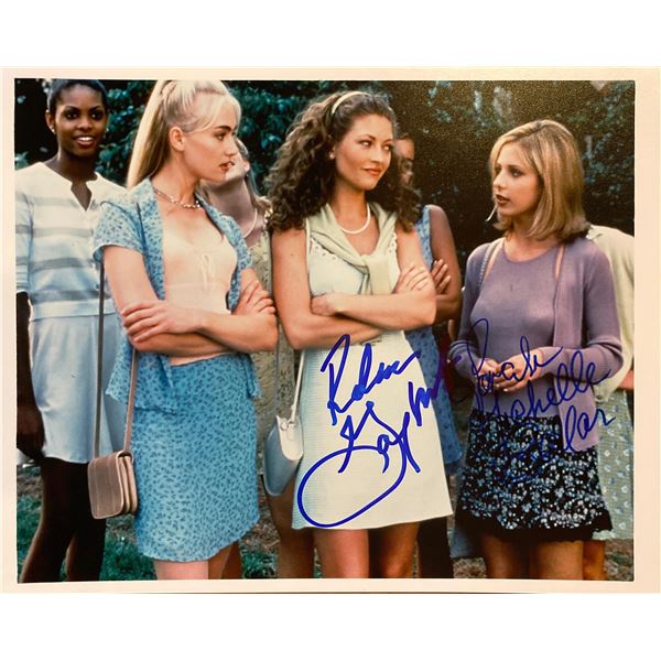 Scream 2 Sarah Michelle Gellar and Rebecca Gayheart signed movie photo