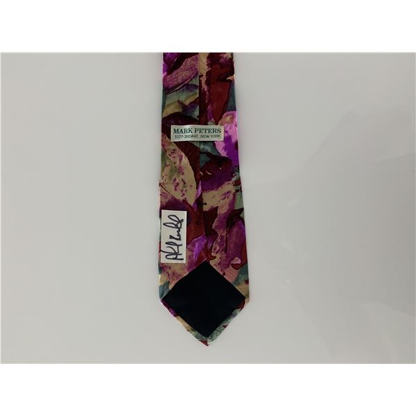 Ahmad Rashad signed neck tie