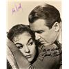 Image 1 : Vertigo James Stewart and Kim Novak signed movie photo