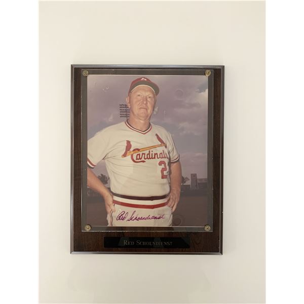 St. Louis Cardinals Red Schoendienst signed photo