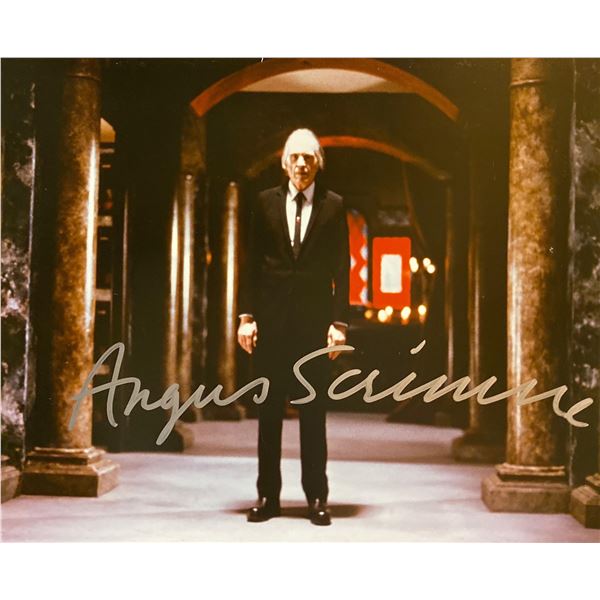 Phantasm Angus Scrimm signed movie photo