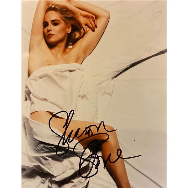 Sharon Stone signed photo