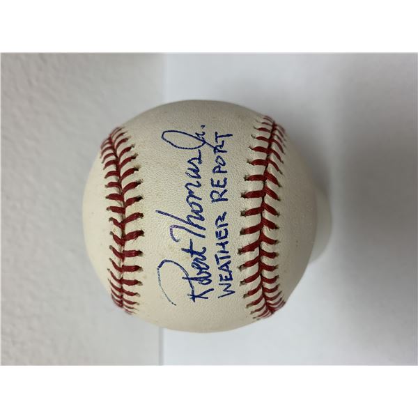 Robert Thomas Jr. signed baseball