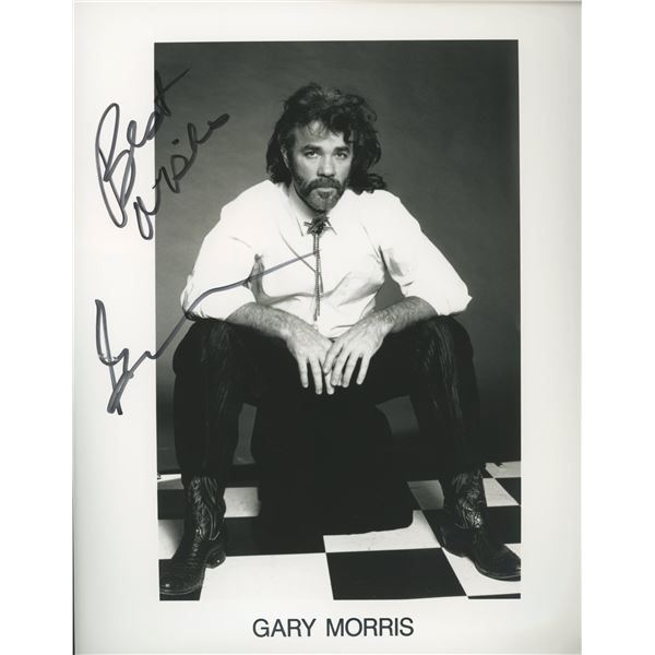 Gary Morris signed photo