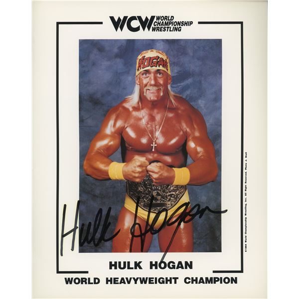 Hulk Hogan signed photo