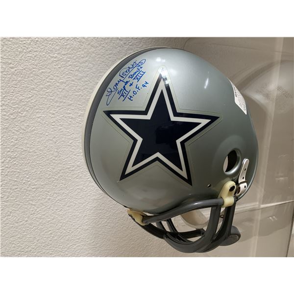 Dallas Cowboys Tony Dorsett signed replica helmet
