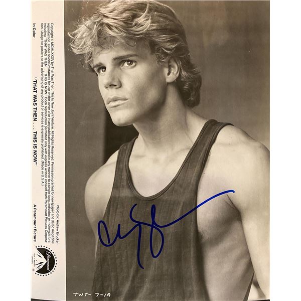 That Was Then... This Is Now Craig Sheffer signed movie photo