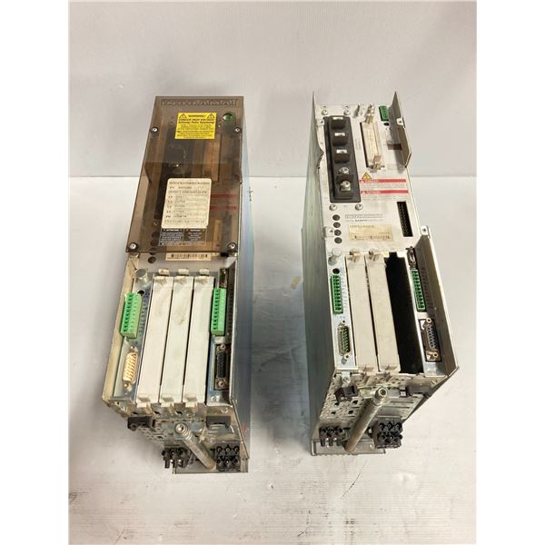(2) Indramat Digital A.C. Servo Controllers, M/N: DDS02.1-A100-D