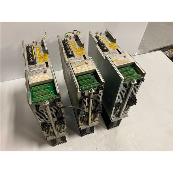 (3) Indramat A.C. Servo Controllers, M/N: KDS 1.1-050-300-W1-115