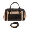 Image 1 : Chole Brown Black Mini Leather Alice Shoulder Bag